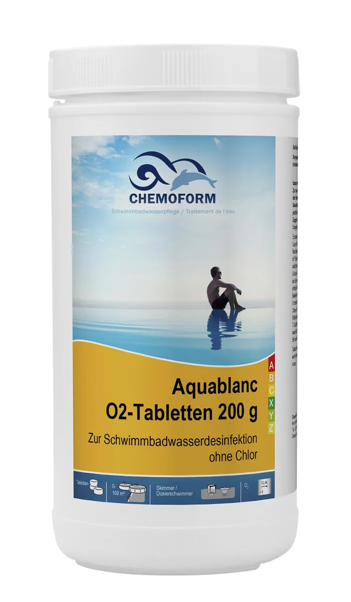 chemoform аквабланк таблетки 200г, 1 кг