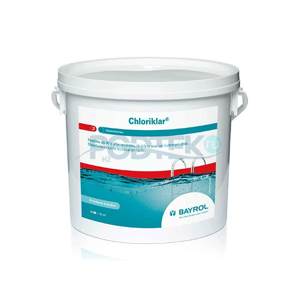bayrol хлориклар (chloriklar) быстрорастворимые таблетки, 5 кг