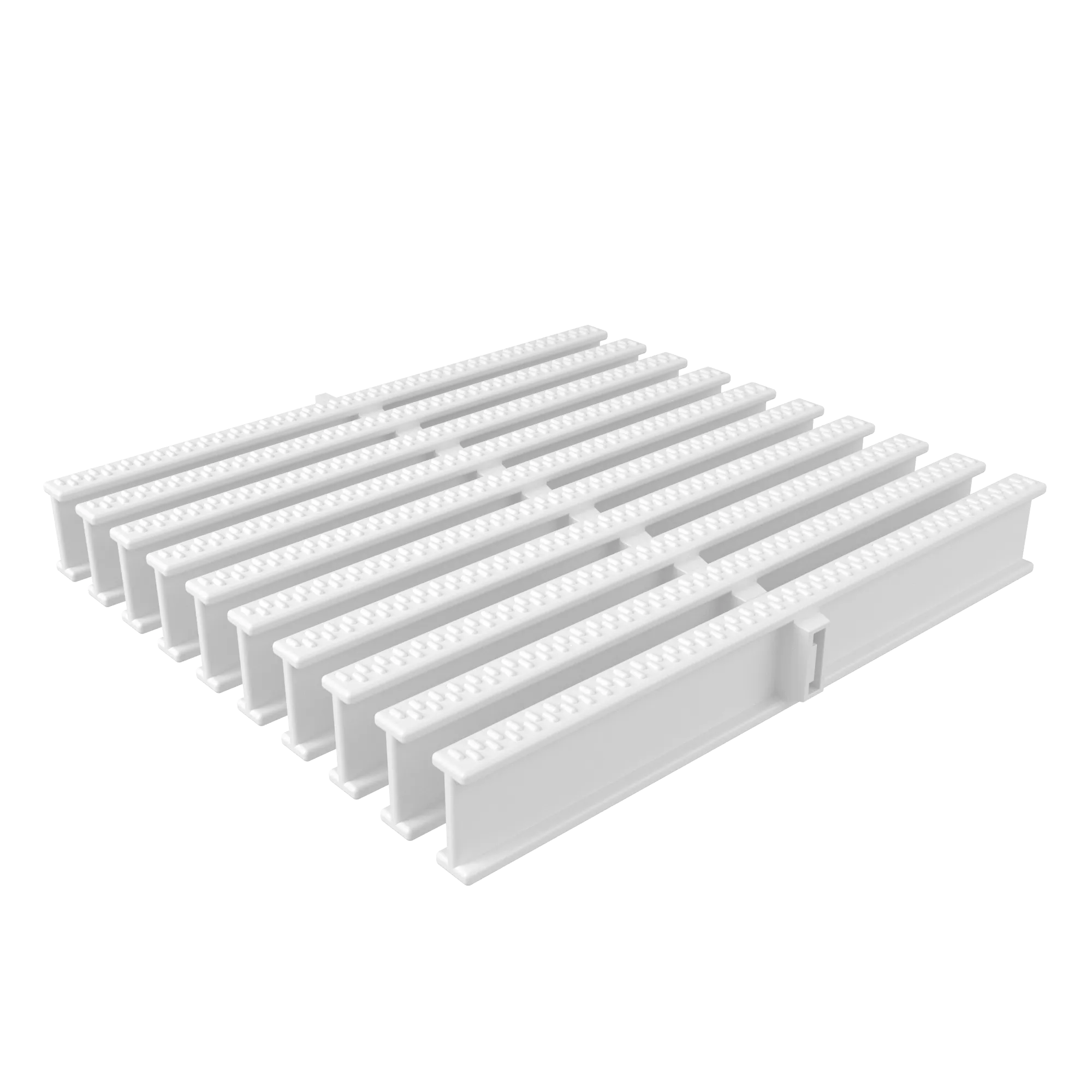 переливная решетка acon 245x34мм, цвет белый